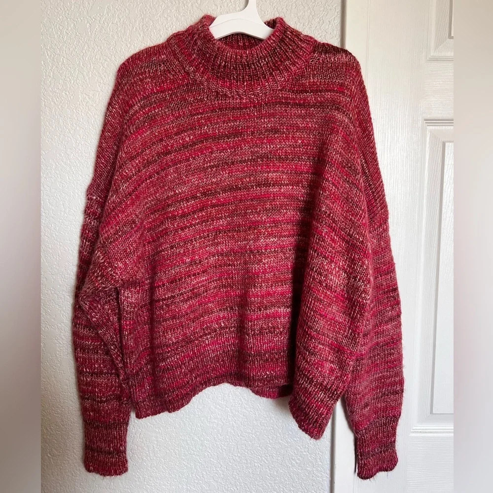 J. Crew Space-dyed Mockneck Sweater